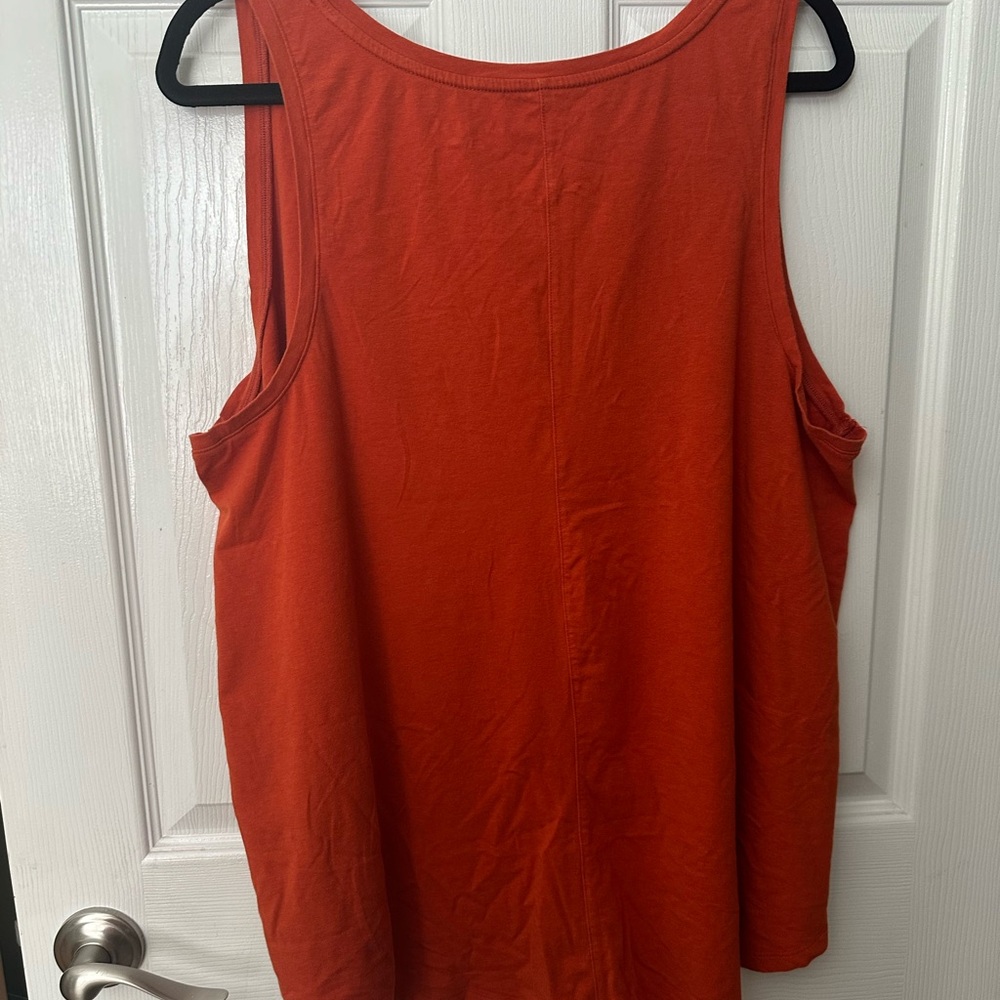 Ava & Viv Women's Vibrant Rust Tank Top - Picture 3 of 7